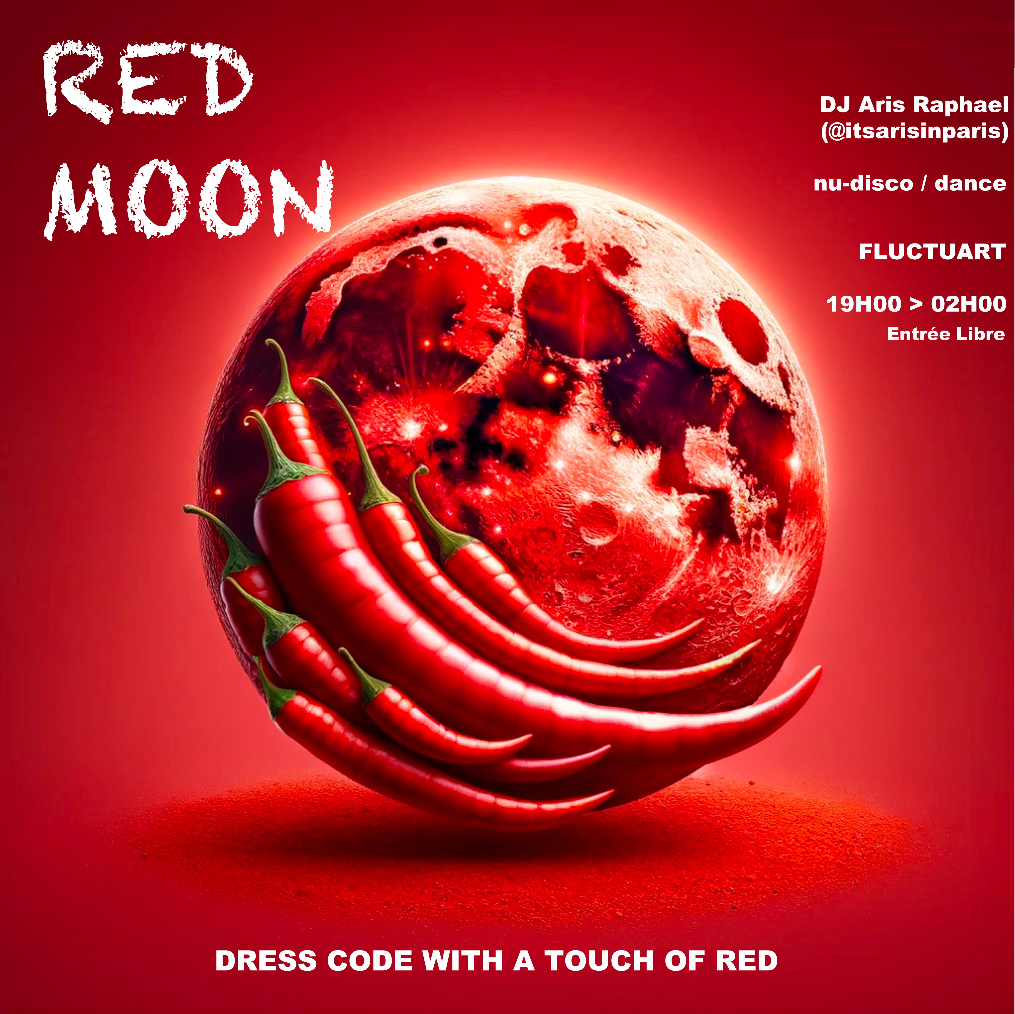[ Fluctuart ] - red moon 